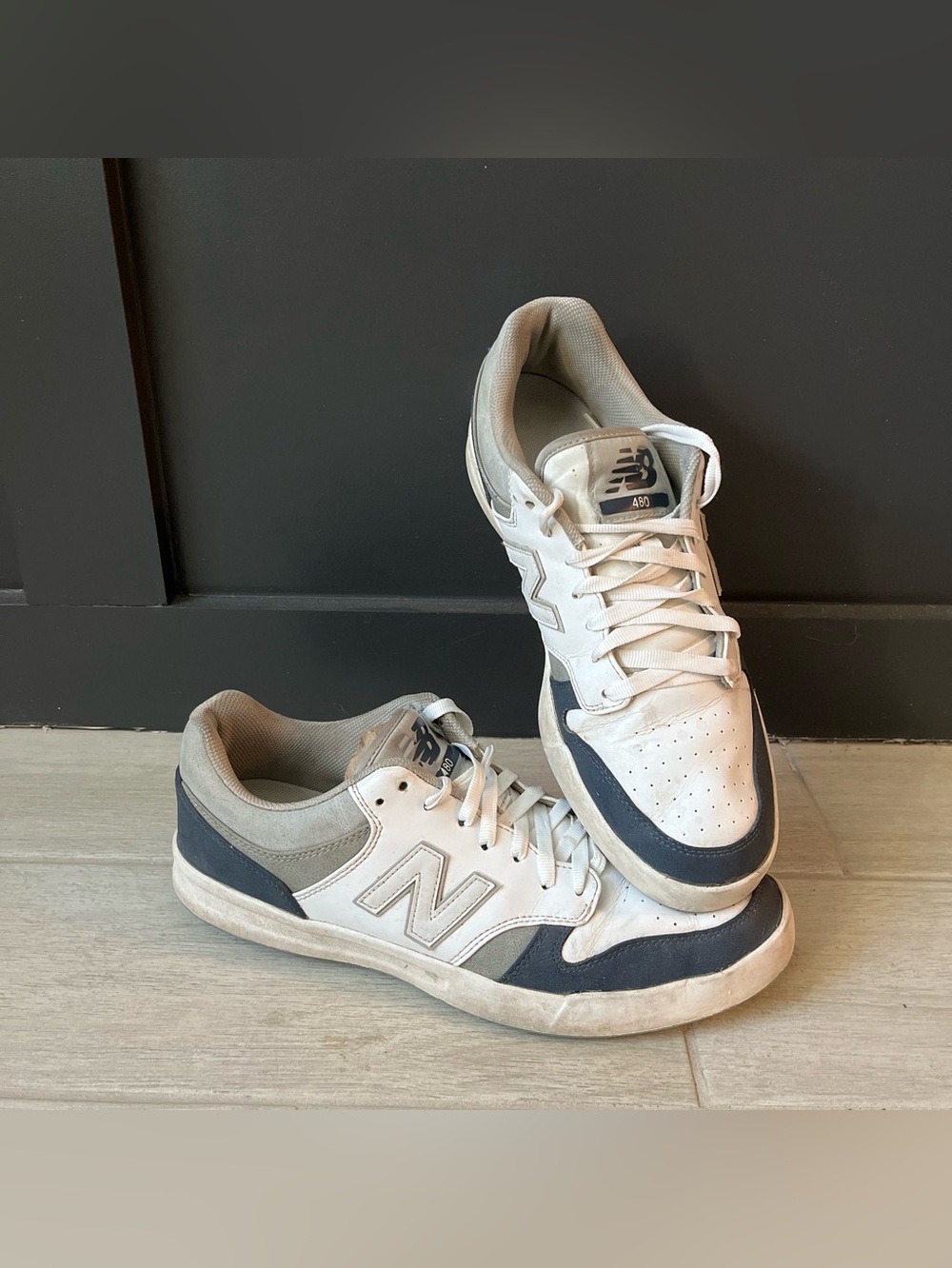 New Balance 480 Men's White and grey Sneakers